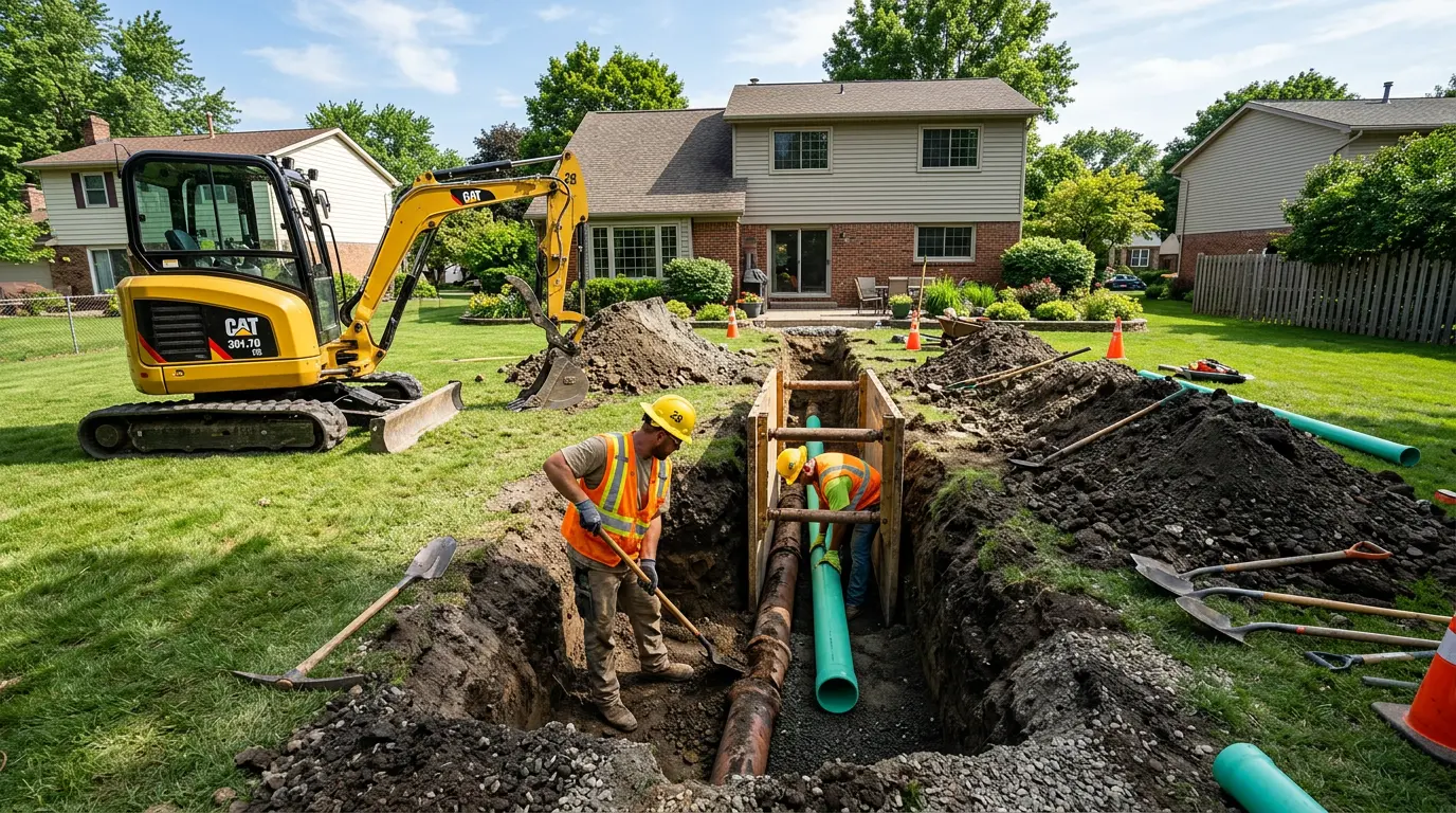 Sewer Line Replacement in Hibbing, MN
